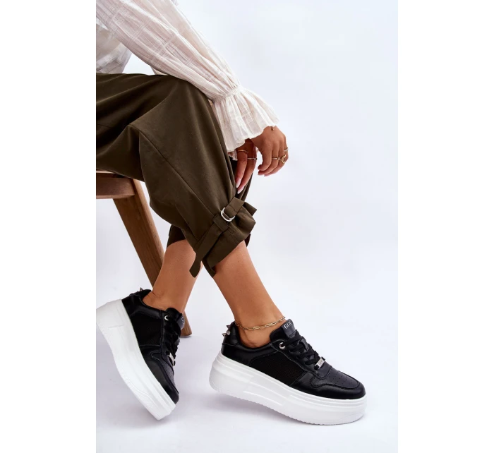 Dámské klasické sportovní boty model 21611265 Černe - Goe