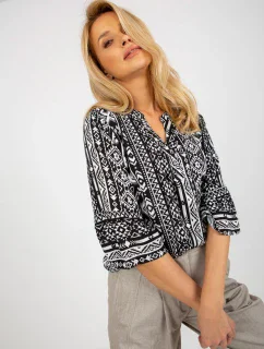 Dámská halenka model 18132626 černá - FPrice