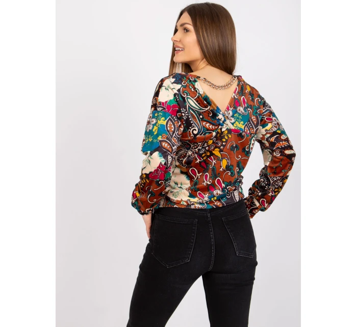 Blúzka DHJ BZ 6550 3.14P hnedá