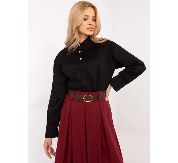 Koszula MI KS model 21798074 czarny - FPrice Koszula MI KS model 21798074 czarny - FPrice