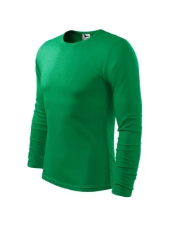 Fit-T LS pánske tričko stredne zelené