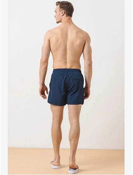 Pánské plavky tm. modré model 20256280 - Emporio Armani Pánské plavky tm. modré model 20256280 - Emporio Armani