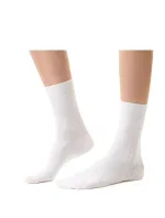 Ponožky Steven art.125 Bambusové dámske kockované bez potlače 35-40