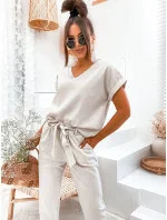 Béžová dámska súprava s bielizňou (751)