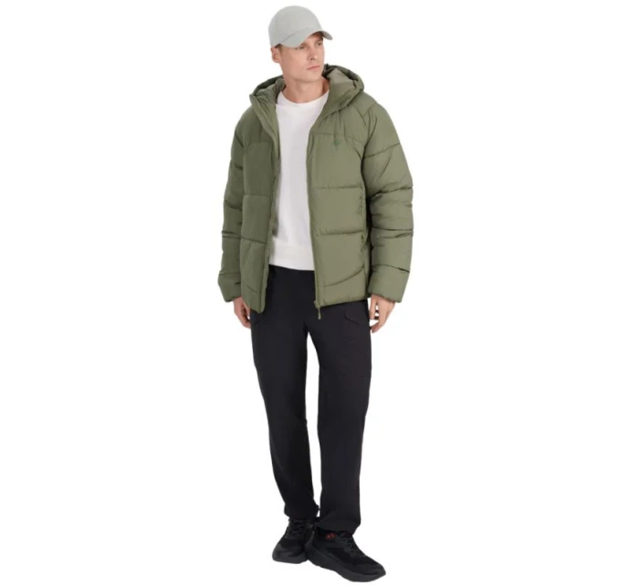 Pánská péřová bunda  khaki RAW25TDJA 43S pánské model 21720618 - 4F