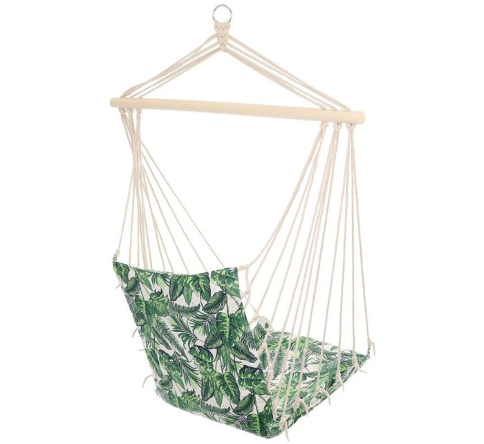 BRAZÍLSKA ZÁVESNÁ SEDAČKA HAMAK 100x50 cm NATURE S VNÚTORNÝM POLŠTÁROM JUNGLE LIGHT BRAZÍLSKA ZÁVESNÁ SEDAČKA HAMAK 100x50 cm NATURE S VNÚTORNÝM POLŠTÁROM JUNGLE LIGHT