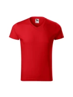 Slim Fit tričko s výstřihem do V M model 18010162 pánské - Malfini