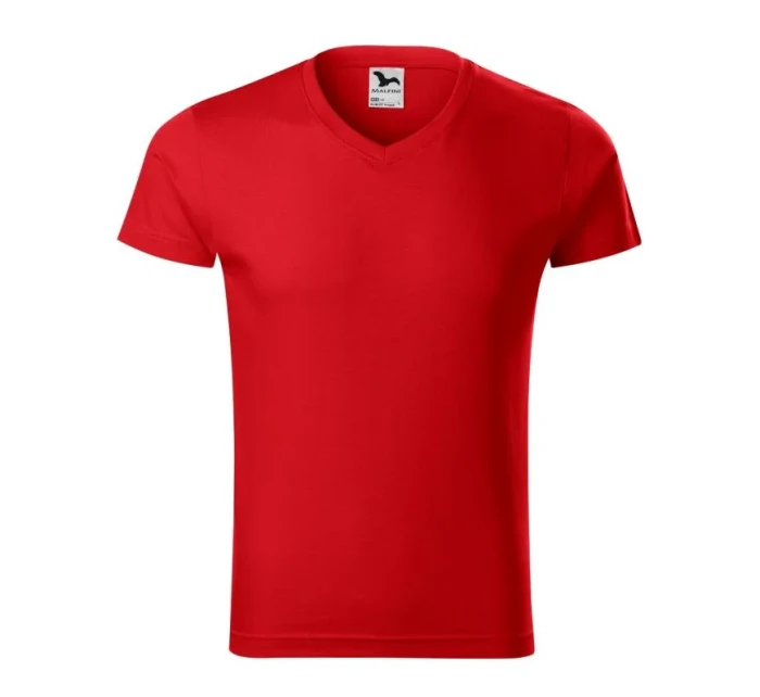 Slim Fit tričko s výstřihem do V M model 18010162 pánské - Malfini