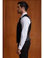 Max Men Pánská vesta model 22500428 deep black - NEOBLU