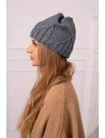 Dámska čiapka Liliana K375 tmavo šedá Dámska čiapka Liliana K375 tmavo šedá