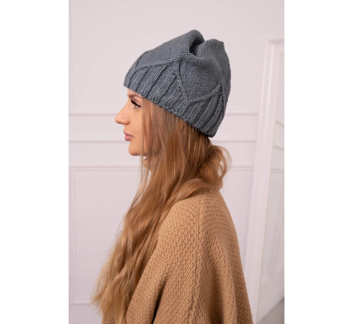 Dámska čiapka Liliana K375 tmavo šedá Dámska čiapka Liliana K375 tmavo šedá