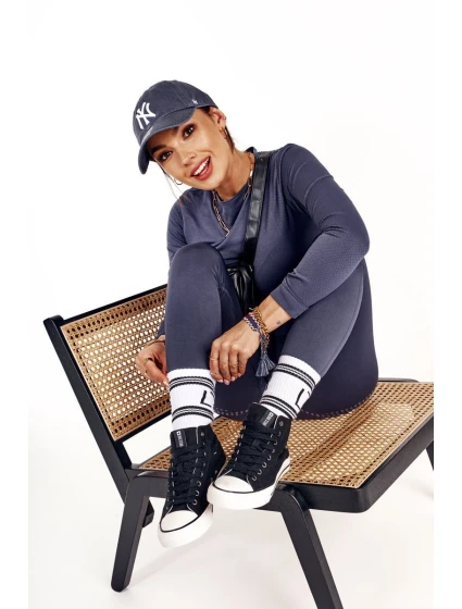 Dámské Vysoké Tenisky Big Star model 21546337 černé - Big Star Shoes Dámské Vysoké Tenisky Big Star model 21546337 černé - Big Star Shoes