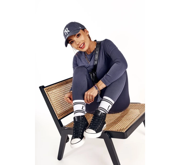 Dámské Vysoké Tenisky Big Star model 21546337 černé - Big Star Shoes Dámské Vysoké Tenisky Big Star model 21546337 černé - Big Star Shoes