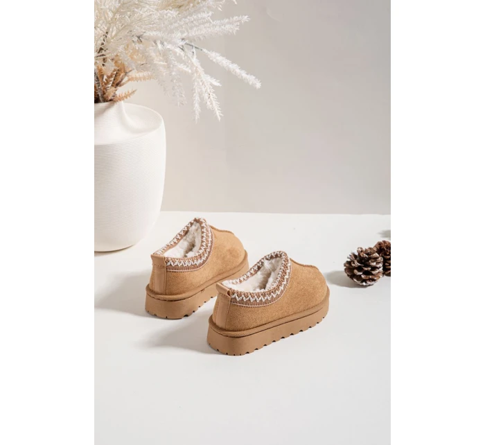 Śniegowce Dziecięce Z Haftem Camel Prina