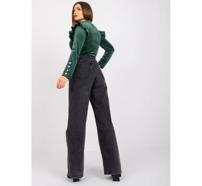 Blúzka DHJ BZ 6533A.44P tmavo zelená Blúzka DHJ BZ 6533A.44P tmavo zelená