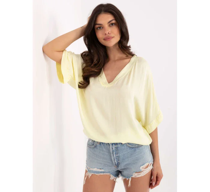 Bluzka TW BZ BI model 21190923 jasny żółty - FPrice