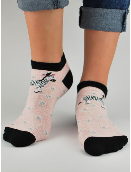NOVITI Ponožky ST024-G-03 Pink