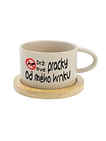 HOLD YOBS BY MY BREAD - pohár na krémové makrónky 200 ml
