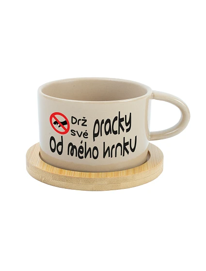 HOLD YOBS BY MY BREAD - pohár na krémové makrónky 200 ml