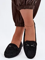 Dámske mokasíny 6358 black - Sweet Shoes