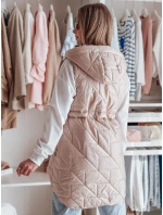 Dámska prechodná prešívaná vesta OLINVIA ružová FashionStreet TY4885 Dámska prechodná prešívaná vesta OLINVIA ružová FashionStreet TY4885
