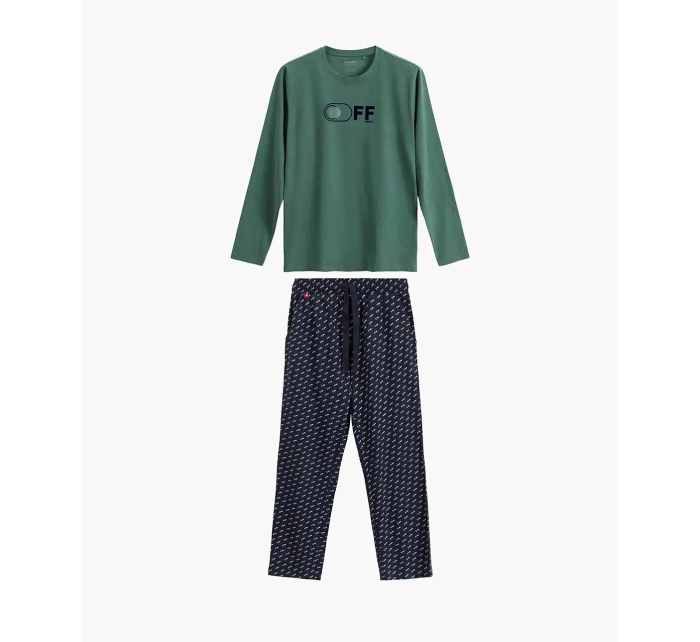 Atlantic NMP-390 long/r S-2XL pánske pyžamo Atlantic NMP-390 long/r S-2XL pánske pyžamo