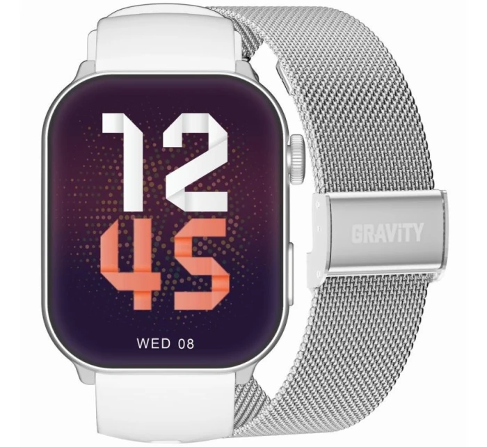 Dámské chytré hodinky + náramek Bílá Stříbrná model 21807183 - Gravity Dámské chytré hodinky + náramek Bílá Stříbrná model 21807183 - Gravity