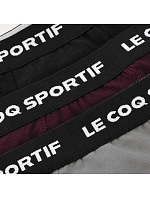 Le Coq Sportif pánske boxerky 3PAK black grey burgundy