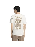 Pánské tričko adidas Burger Flavor Graphic krémové KT9723 Pánské tričko adidas Burger Flavor Graphic krémové KT9723