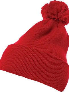 Pletená čepice s bambulí red model 22412010 - Flexfit