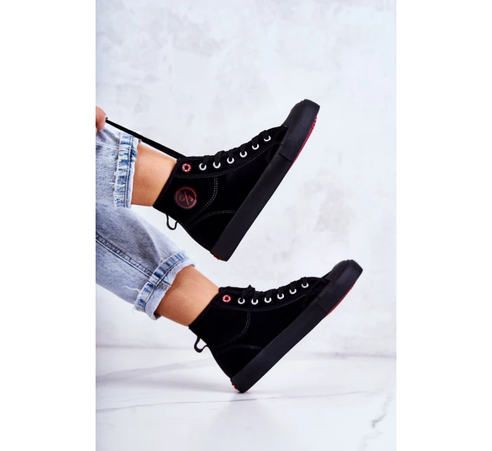 Dámské vysoké tenisky model 21581984 černá - Cross Jeans Dámské vysoké tenisky model 21581984 černá - Cross Jeans