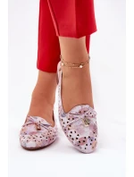 Ażurowe Baleriny Z Odkrytą Piętą Multikolor Navinnia Ażurowe Baleriny Z Odkrytą Piętą Multikolor Navinnia