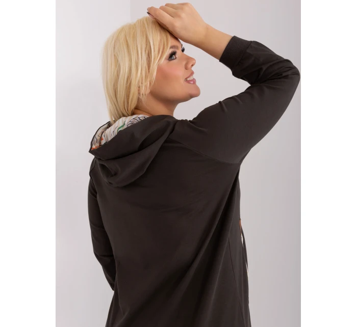 Mikina RV BL 8221.96 tmavá khaki Mikina RV BL 8221.96 tmavá khaki