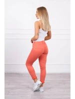 Dámske nohavice 2628-1 apricot - Kesi Dámske nohavice 2628-1 apricot - Kesi