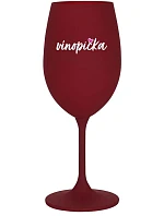 model 22205632 VÍNOPIČKA bordo sklenice na víno 350 ml - Giftela