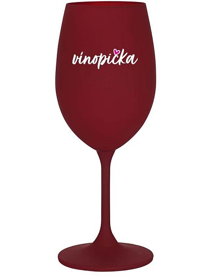 model 22205632 VÍNOPIČKA bordo sklenice na víno 350 ml - Giftela