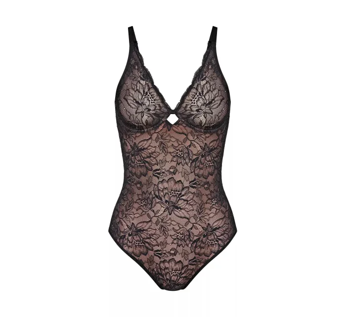 Dámske body Amourette Charm BS - BLACK - čierna 0004 - TRIUMPH