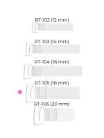Julimex RT 105 silikónové remienky s kovovou prackou 18 mm Julimex RT 105 silikónové remienky s kovovou prackou 18 mm