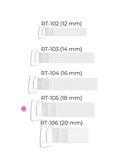 Julimex RT 105 silikónové remienky s kovovou prackou 18 mm Julimex RT 105 silikónové remienky s kovovou prackou 18 mm