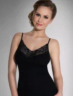 Čierna dámska košieľka Eldar Julita S-XL