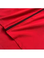 Červená mikina s asymetrickou spodní částí model 17059076 - J.STYLE Červená mikina s asymetrickou spodní částí model 17059076 - J.STYLE