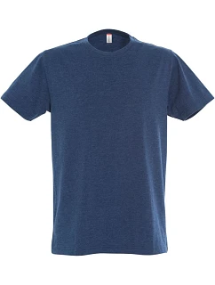 Clique New Classic-T Pánske tričko 67.9360 modrá melírovaná