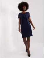 Sukienka LK SK  granatowy model 18856616 - FPrice