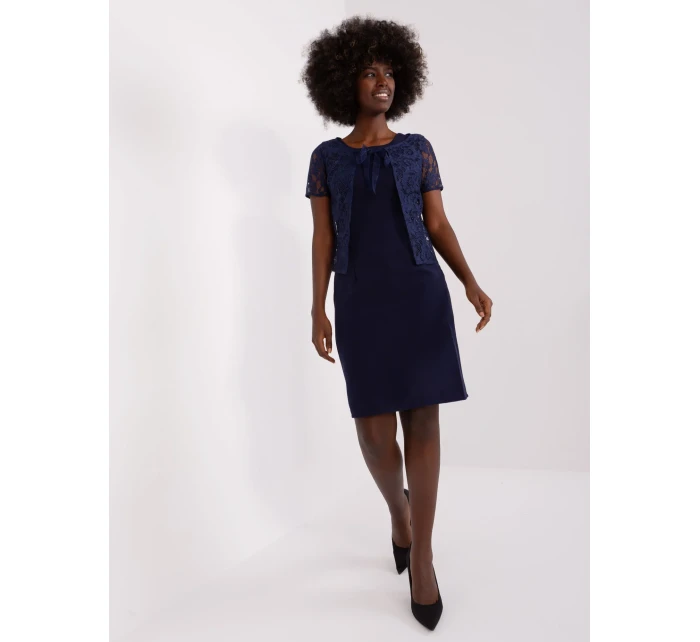 Sukienka LK SK  granatowy model 18856616 - FPrice