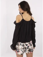 Blúzka MI BZ 26600.85 čierna Blúzka MI BZ 26600.85 čierna