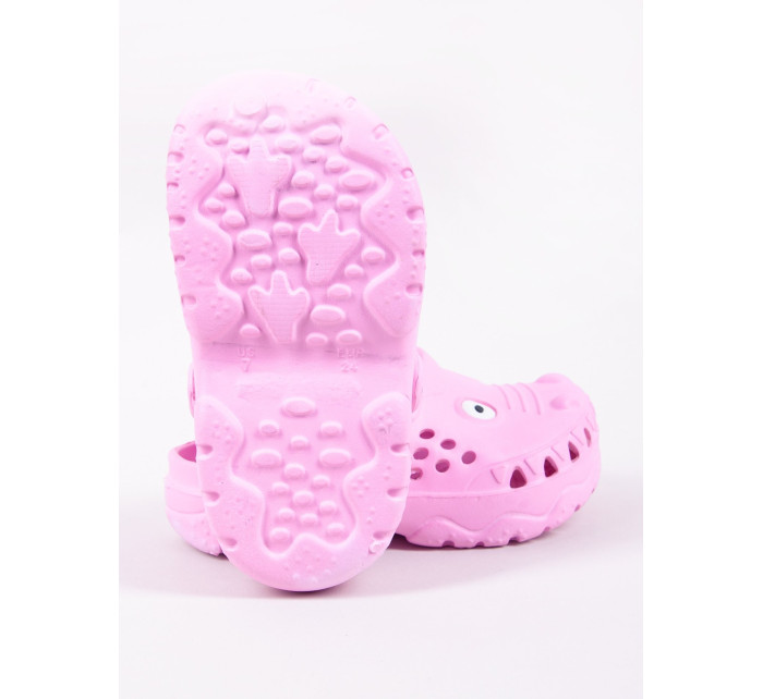 Yoclub Dievčenské topánky Crocs Slip-On Sandals OCR-0045G-0600 Pink
