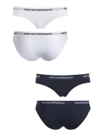 Nohavičky 2pcs 163334 CC317 10410 bílotmavěmodrá - Emporio Armani