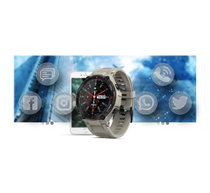 Chytré hodinky Grey model 21804543 - Giewont Chytré hodinky Grey model 21804543 - Giewont