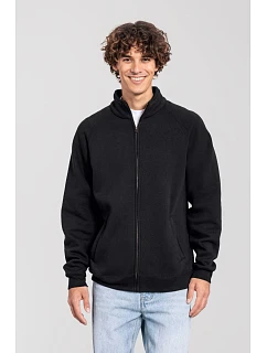 Iconic Premium Sweat Jacket Mikina z těžké bavlny model 22459567 black - Fruit of the Loom