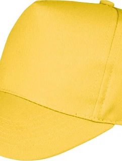 Result Headwear RC 084X 5-panelová čiapka s kšiltom 28.084X žltá